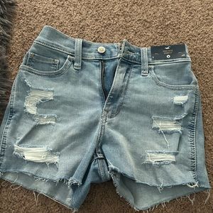 hollister jean shorts